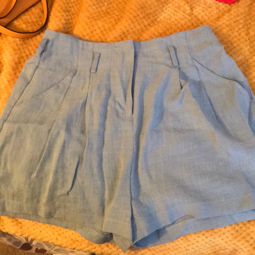 Light blue shorts